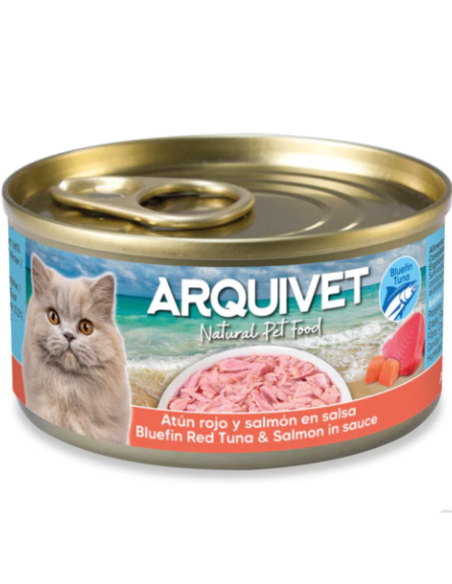 Thon rouge et saumon en sauce - Mini filets 80g
