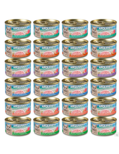 Thon rouge en sauce - Assortiment (6 saveurs) 24x80g