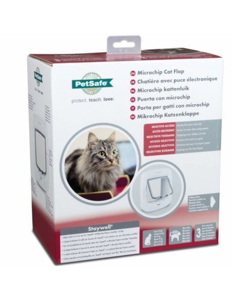 Chatière à puce électronique PetSafe - Blanche