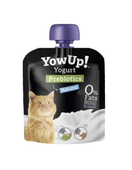 Yowup - Yaourt Enrichie en Prébiotique pour Chats - 85g
