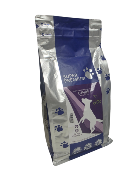 Croquettes Super Premium à la dinde pour chien - INSTINCTIV CROC