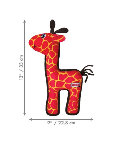 KONG Ballistic Giraffe Rouge