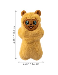 KONG Snuzzles Mini Lama - Très Petite Peluche Sonore