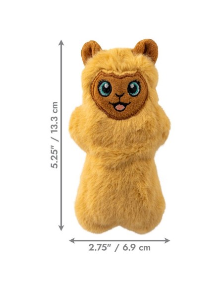 KONG Snuzzles Mini Lama - Très Petite Peluche Sonore