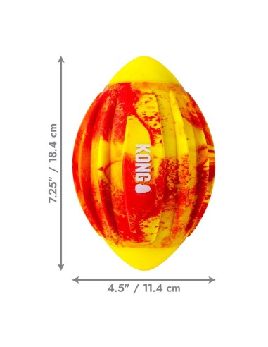 KONG Flexball Sport Football Jaune/rouge