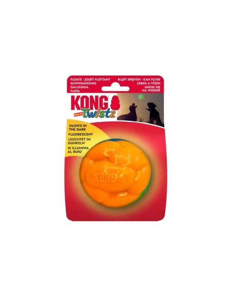 KONG TWISTZ BALLE HAUTE VISIBILITÉ L