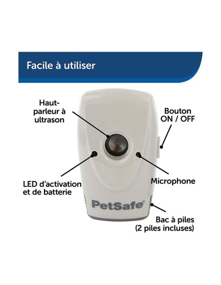 Système Anti-Aboiement Ultrason Interieur PetSafe