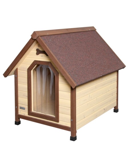 Niche pour chien 4-Seasons en bois isolée