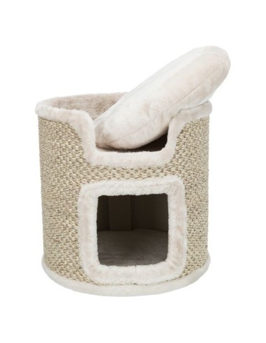 Tour pour chat Ria en sisal et peluche
