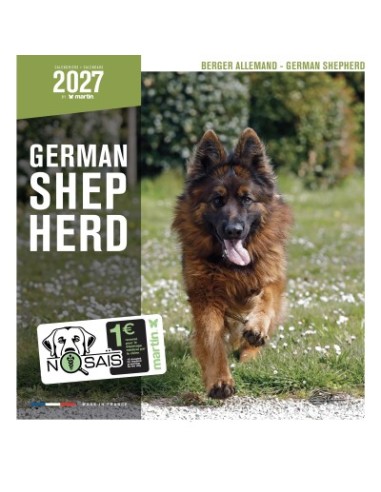 Calendrier chien 2027 - Berger allemand - Martin