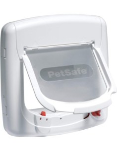 Chatière Magnétique PetSafe Deluxe Staywell pour Chat avec Système de Verrouillage à 4 positions