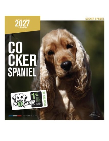 Calendrier chien 2027 - Cocker Anglais- Martin
