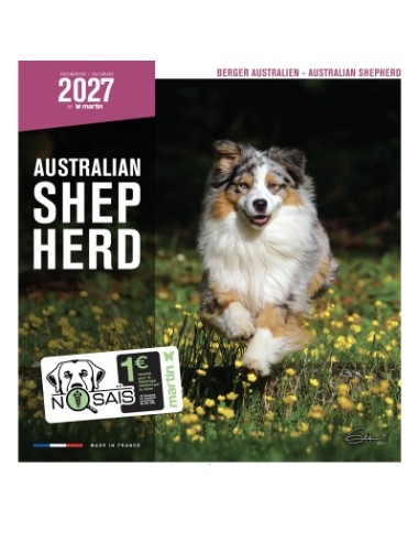 Calendrier chien 2027 - Berger Australien - Martin