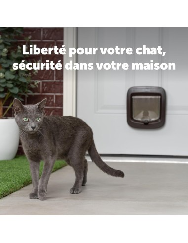Chatière à puce électronique PetSafe - Brune
