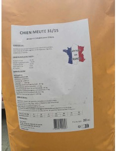 Croquettes chien de meute France 31-15 2