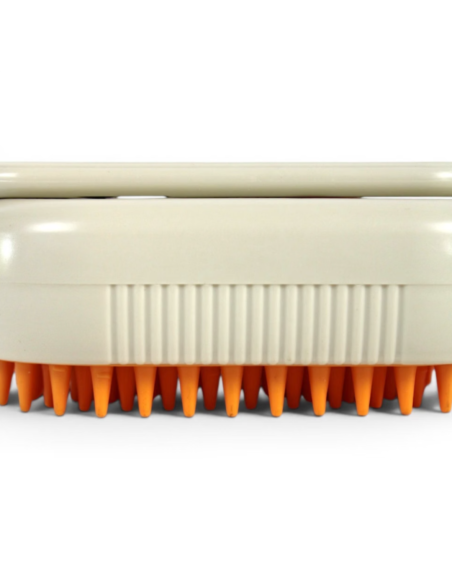 Brosse de toilettage en silicone à vapeur
