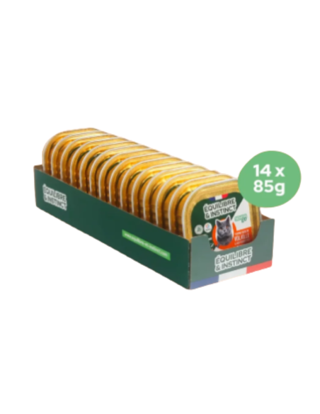 Pâtées riches en volaille & aux courgettes - chats âgés