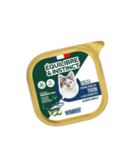 Pâtées riches en thon & aux courgettes - chats adultes et/ou stérilisés