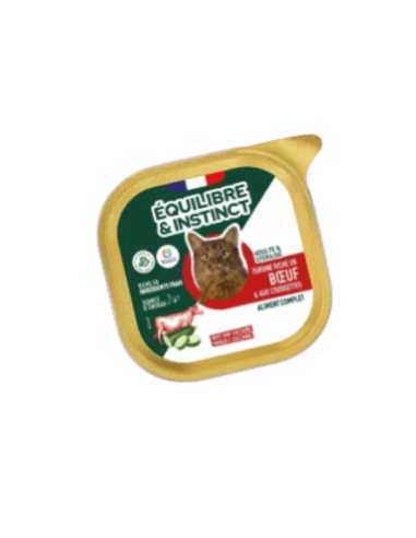 Pâtées riches en boeuf & aux courgettes - chats adultes et/ou stérilisés