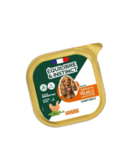 Pâtées riches en volaille & aux petits pois CHIEN ADULTE