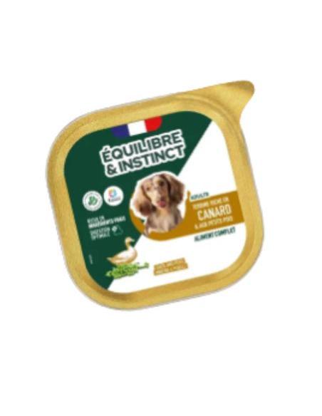 Pâtées riches en canard & aux petits pois CHIEN ADULTE
