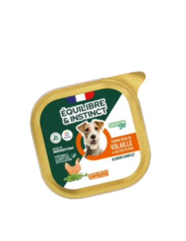 Pâtées riches en volaille & aux petits pois CHIEN ÂGÉ