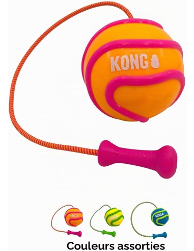 Kong Bunji Balle rebondissante Durable Haute visibilité