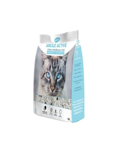 Litière Minérale Argile Active Perlinette en sac de 10litres