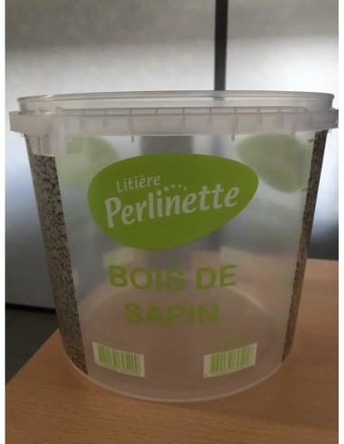 Seau 5L vide perlinette bois de sapin