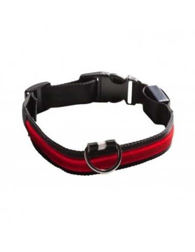 Collier lumineux ROUGE - TAILLE L