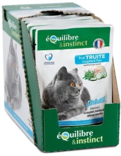 EFFILÉS "SÉRÉNITÉ" À LA TRUITE, COURGETTES & THYM POUR CHAT STÉRILISÉ