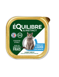 Pâtées riches en saumon & aux courgettes - chats adultes et/ou stérilisés