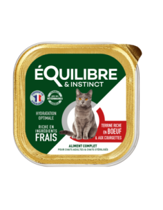 Pâtées riches en boeuf & aux courgettes - chats adultes et/ou stérilisés