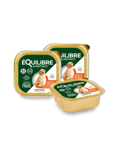 Pâtées riches en volaille & aux carottes CHIOT