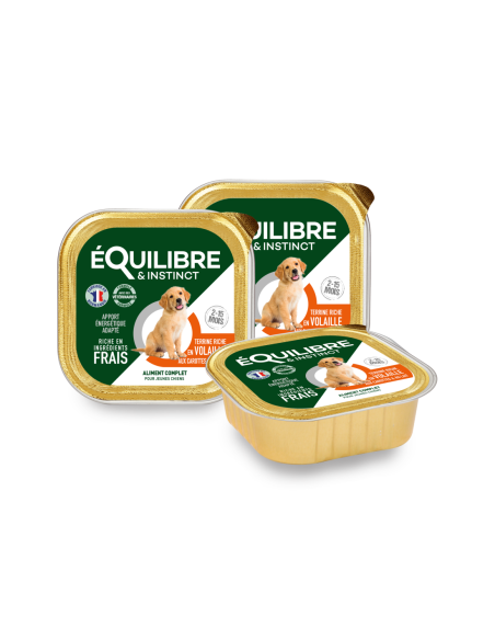 Pâtées riches en volaille & aux carottes CHIOT