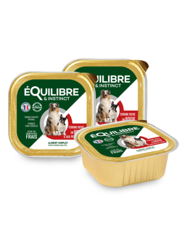 Pâtées riches en boeuf & aux petits pois CHIEN ADULTE