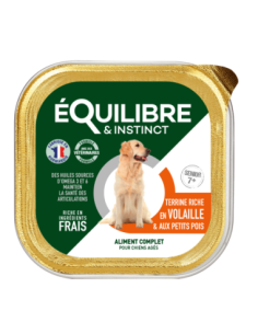 Pâtées riches en volaille & aux petits pois CHIEN ÂGÉ