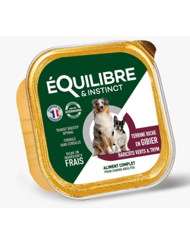 Pâtées riches en gibier & aux haricots CHIEN ADULTE