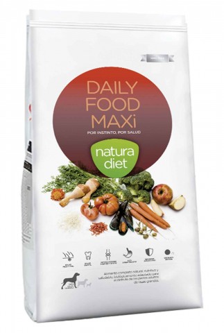 Croquettes chiens grandes races NATURA DIET DAILY FOOD MAXI