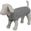 Pull pour chien kenton Gris TRIXIE - Disponible en plusieurs tailles de 24 à 60cm de longueur de dos