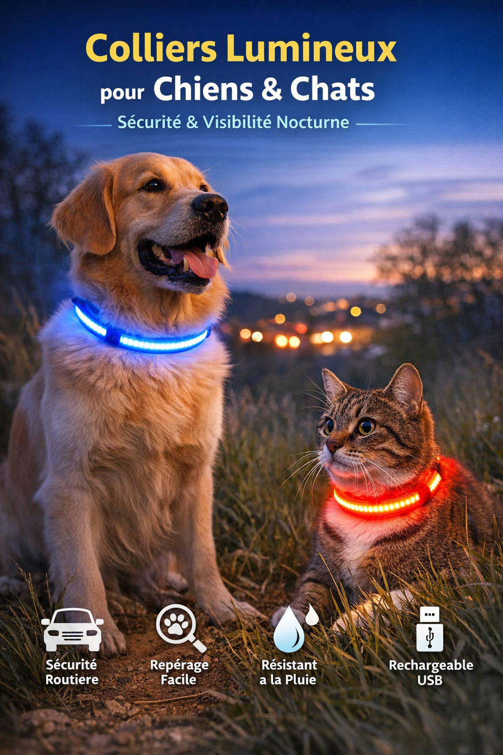 Les colliers lumineux : sécurité, style et sérénité au quotidien ✨